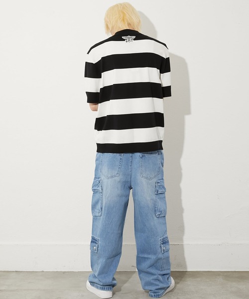 BOY LONDON(ボーイロンドン)の「【BOY LONDON】COLLEGE BORDER POLO SHIRT(ポロシャツ・メンズ・ブラック・MEDIUM/LARGE/X-LARGE)」の5枚目の写真
