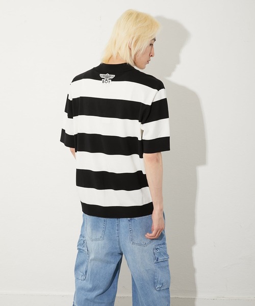BOY LONDON(ボーイロンドン)の「【BOY LONDON】COLLEGE BORDER POLO SHIRT(ポロシャツ・メンズ・ブラック・MEDIUM/LARGE/X-LARGE)」の6枚目の写真