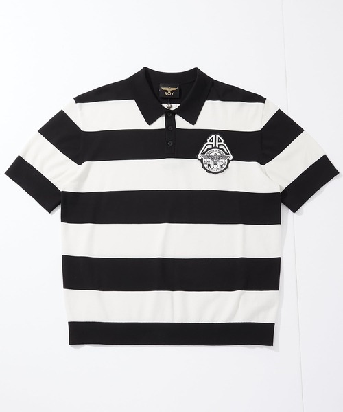 BOY LONDON(ボーイロンドン)の「【BOY LONDON】COLLEGE BORDER POLO SHIRT(ポロシャツ・メンズ・ブラック・MEDIUM/LARGE/X-LARGE)」の8枚目の写真