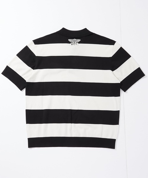 BOY LONDON(ボーイロンドン)の「【BOY LONDON】COLLEGE BORDER POLO SHIRT(ポロシャツ・メンズ・ブラック・MEDIUM/LARGE/X-LARGE)」の13枚目の写真