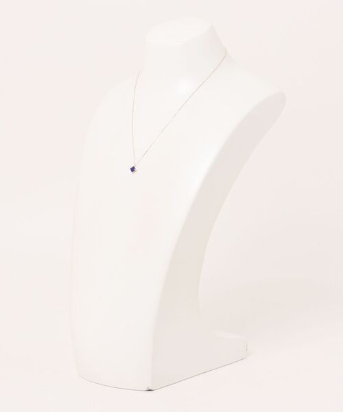 TAKE-UP（テイクアップ）の「K10 ラピスラズリ リリーネックレス( YG)（ネックレス・レディース・イエローゴールド・FREE）」の7枚目の写真