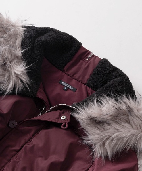 SlashDate（スラッシュデイト）の「【82】N-2B フライトジャケット/ミリタリー/アメカジ（ミリタリージャケット・メンズ・カーキ/ブラック/ワイン・L/M）」の6枚目の写真