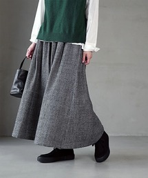 ウール袴パンツ