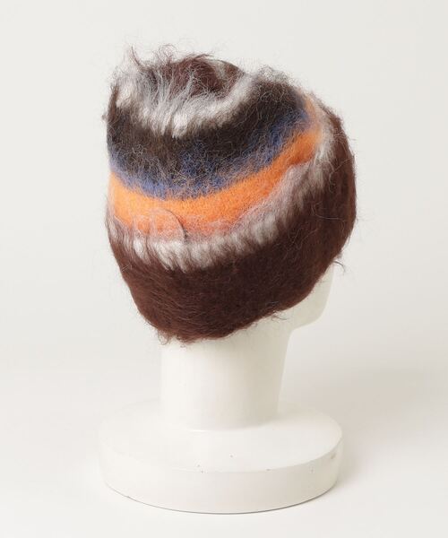 LYEON(リヨン)の「シャギービーニー(ニットキャップ/ビーニー・レディース・ブラウン/ブルー/レッド・FREE)」の10枚目の写真