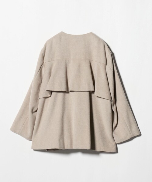 UNITED ARROWS(ユナイテッドアローズ)の「バック フレア ショート コート(その他アウター・レディース・オフホワイト/ブラック/ベージュ・38/36)」の19枚目の写真