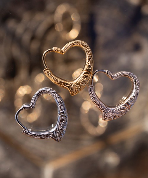 IRIEBEACH(アイリービーチ)の「Open Heart pierce/【ハワイアンジュエリー】【サージカルステンレス】【金属アレルギー対応】【IRIEBEACH / アイリービーチ】つけっぱなしOK(ピアス(片耳用)・レディース・シルバー/ゴールド/ピンク・FREE)」の6枚目の写真