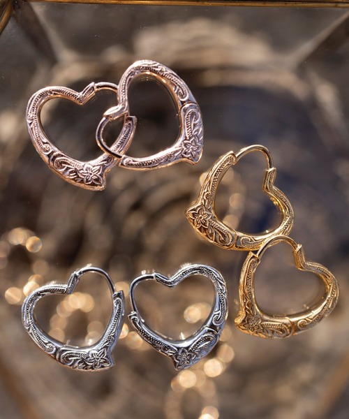 IRIEBEACH(アイリービーチ)の「Open Heart pierce/【ハワイアンジュエリー】【サージカルステンレス】【金属アレルギー対応】【IRIEBEACH / アイリービーチ】つけっぱなしOK(ピアス(片耳用)・レディース・シルバー/ゴールド/ピンク・FREE)」の7枚目の写真