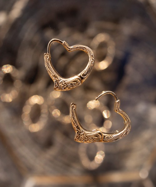 IRIEBEACH(アイリービーチ)の「Open Heart pierce/【ハワイアンジュエリー】【サージカルステンレス】【金属アレルギー対応】【IRIEBEACH / アイリービーチ】つけっぱなしOK(ピアス(片耳用)・レディース・シルバー/ゴールド/ピンク・FREE)」の5枚目の写真