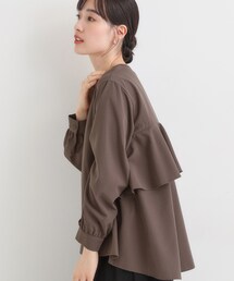 DRESKIP | 後ろフリルシャツ(シャツ/ブラウス)