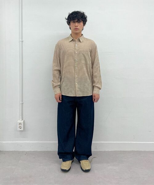 Millo Archive（ミロ アーカイブ）の「ドットチェックシャツ[ライトブラウン]（シャツ/ブラウス・メンズ・その他・X-LARGE/MEDIUM/LARGE）」の10枚目の写真