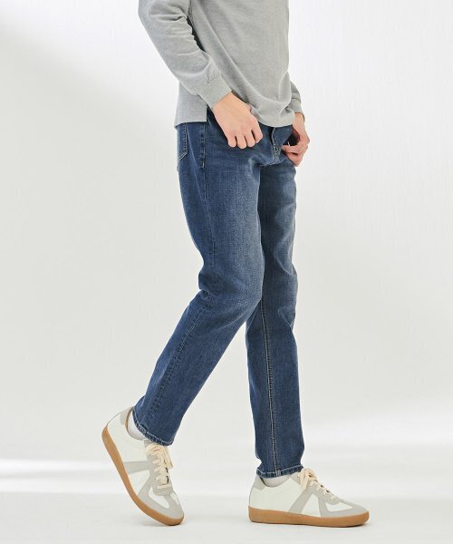 CHASECULT（チェイスカルト）の「男性ヒドゥンバンディングテーパードデニムパンツ-DARK2317B0N（デニムパンツ・メンズ・ブルー・70/76/82/86）」の5枚目の写真