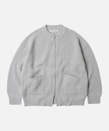 FRIZMWORKS（フリズムワークス）の「WOOL DECK ZIP UP CARDIGAN _ LIGHT GRAY（カーディガン/ボレロ）」