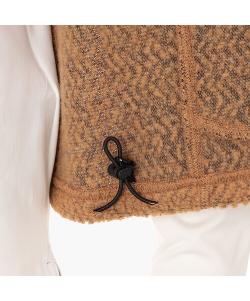 BRIEFING(ブリーフィング)の「【BRIEFING GOLF/ブリーフィングゴルフ】MS WOOL BOA VEST(ブルゾン・メンズ・ライトグレー/ブラック・L/M)」の9枚目の写真