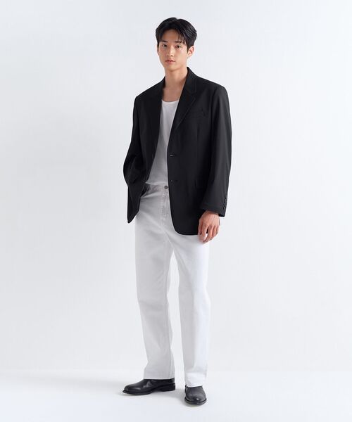 MUSINSA STANDARD（ムシンサスタンダード）の「リラックスドCRスcoopネックTシャツ[ホワイト]（Tシャツ/カットソー・メンズ・その他・XX-LARGE/LARGE/MEDIUM/X-LARGE/SMALL）」の11枚目の写真