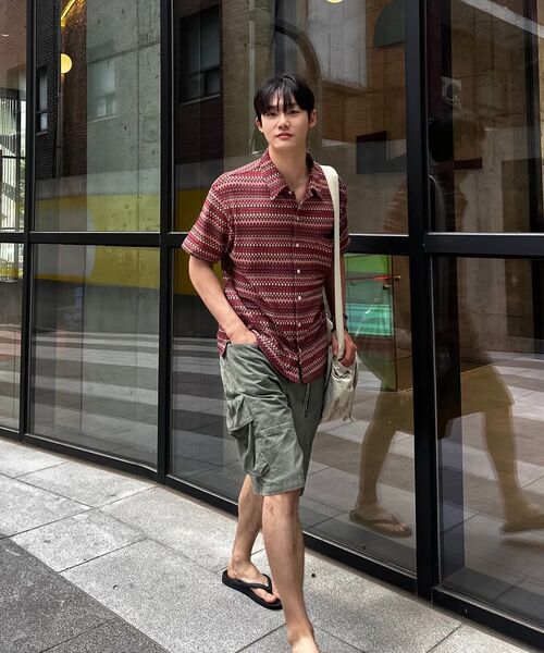 SLOWACID（スローアシッド）の「バミューダカーゴダイングコットンショーツ[カーキ]（その他パンツ・レディース・その他・SMALL/MEDIUM/LARGE）」の9枚目の写真