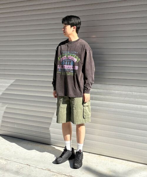 SLOWACID（スローアシッド）の「バミューダカーゴダイングコットンショーツ[カーキ]（その他パンツ・レディース・その他・SMALL/MEDIUM/LARGE）」の10枚目の写真