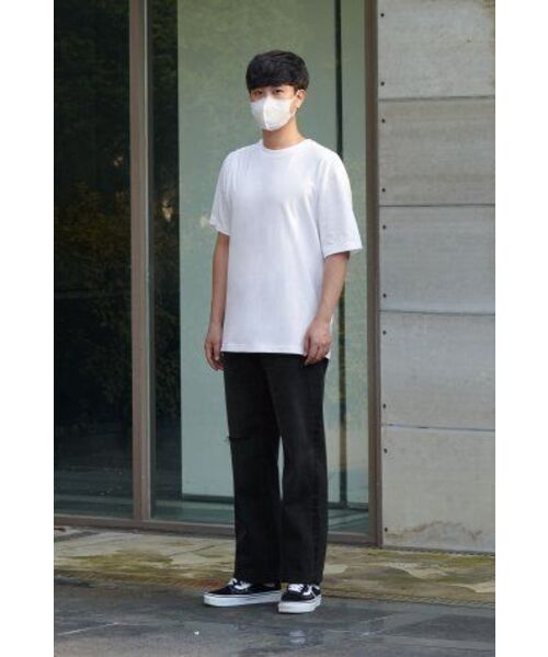 MUSINSA STANDARD（ムシンサスタンダード）の「スラッシュストレートデニムパンツ[ウォッシュドブラック]（デニムパンツ・メンズ・その他・26/27/28/29）」の13枚目の写真