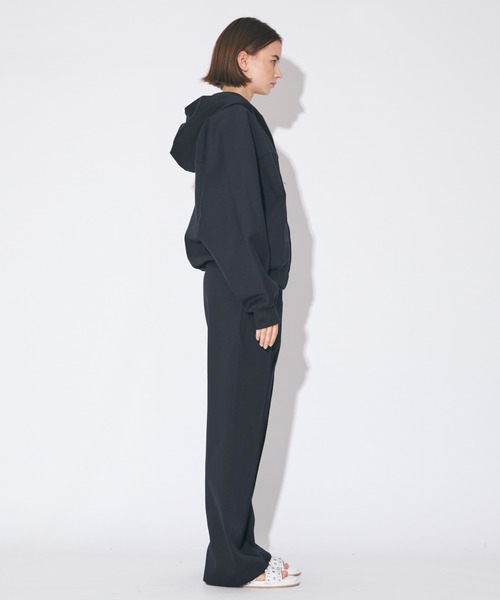 beautiful people（ビューティフルピープル）の「compact doublejersey straight pants（スウェットパンツ・レディース・ライトグレー/ブラック・36/40/38）」の5枚目の写真