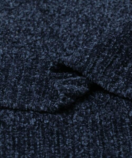 ITEMS URBANRESEARCH(アイテムズ アーバンリサーチ)の「真冬の正解 カレッジロゴモールニット(ニット/セーター・メンズ・ネイビー/ブラック/グリーン/ベージュ・MEDIUM/LARGE)」の20枚目の写真