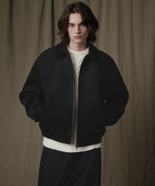 ヘビーウェイトブルゾンブラック