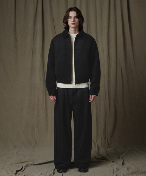 ヘビーウェイトブルゾンブラック