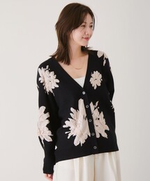 Jayro（ジャイロ）の「フラワージャガードドルマンニットカーディガン（カーディガン/ボレロ）」