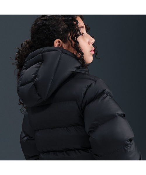 NIKE（ナイキ）の「ナイキ NIKE ナイキ YTH NSW TF ADP パファー ジャケット（ダウンジャケット/コート・キッズ・ブルーグレー/ブラック/ダークグリーン・130cm/140cm/150cm/160cm）」の8枚目の写真