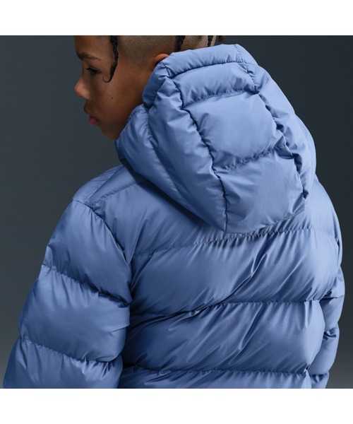 NIKE（ナイキ）の「ナイキ NIKE ナイキ YTH NSW TF ADP パファー ジャケット（ダウンジャケット/コート・キッズ・ブルーグレー/ブラック/ダークグリーン・130cm/140cm/150cm/160cm）」の13枚目の写真