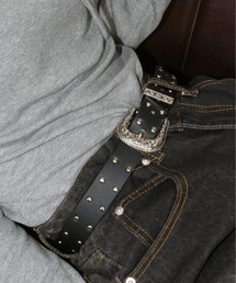 SORUTT（ソルト）の「【 SORUTT / ソルト 】 ヴィンテージ メタルバックル ウエスタン スタッズ ベルト #（ベルト）」