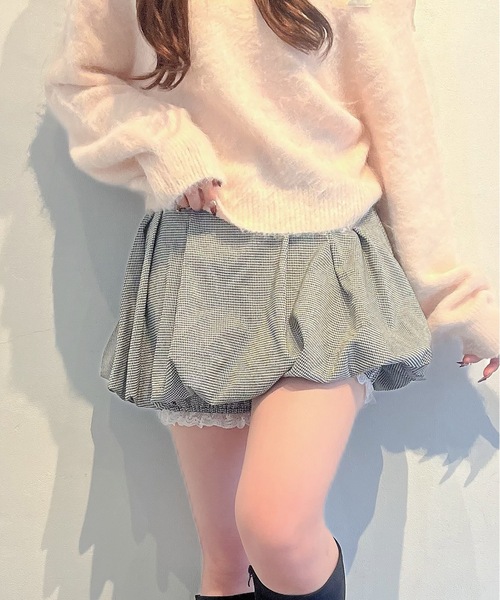 one way（ワンウェイ）の「バルーンスカート（スカート・レディース・オフホワイト/ブラック/ブラック系その他・FREE）」の3枚目の写真