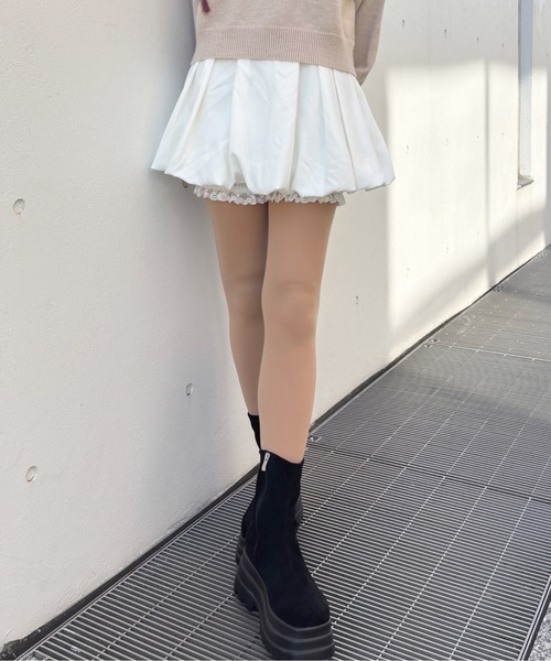 one way（ワンウェイ）の「バルーンスカート（スカート・レディース・オフホワイト/ブラック/ブラック系その他・FREE）」の15枚目の写真