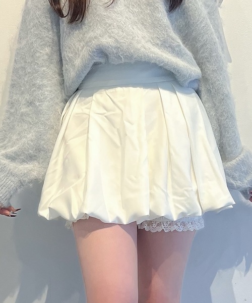 one way（ワンウェイ）の「バルーンスカート（スカート・レディース・オフホワイト/ブラック/ブラック系その他・FREE）」の4枚目の写真