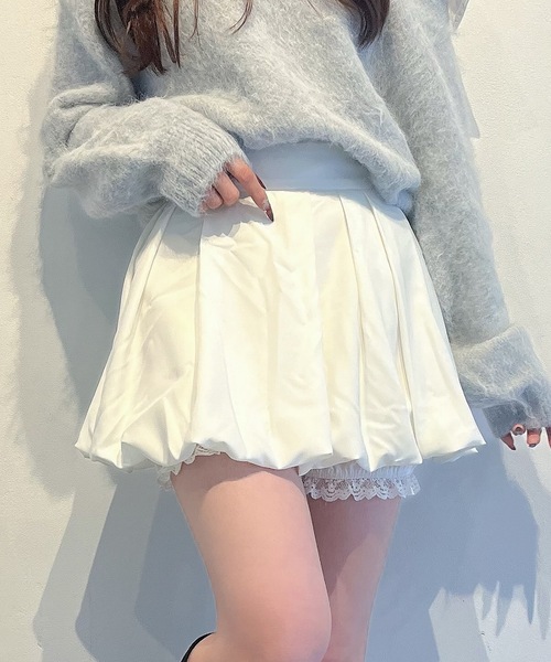 one way（ワンウェイ）の「バルーンスカート（スカート・レディース・オフホワイト/ブラック/ブラック系その他・FREE）」の5枚目の写真