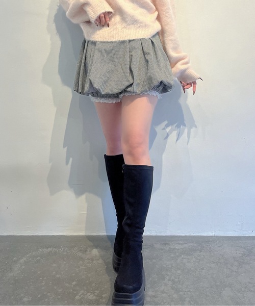 one way（ワンウェイ）の「バルーンスカート（スカート・レディース・オフホワイト/ブラック/ブラック系その他・FREE）」の20枚目の写真