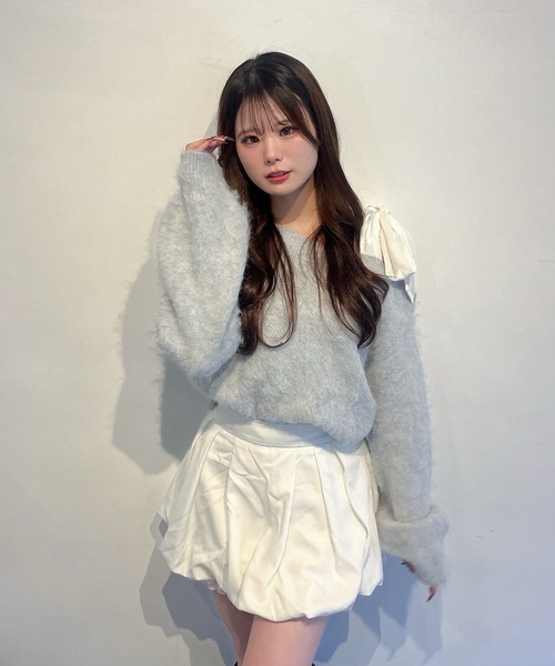 one way（ワンウェイ）の「バルーンスカート（スカート・レディース・オフホワイト/ブラック/ブラック系その他・FREE）」の10枚目の写真