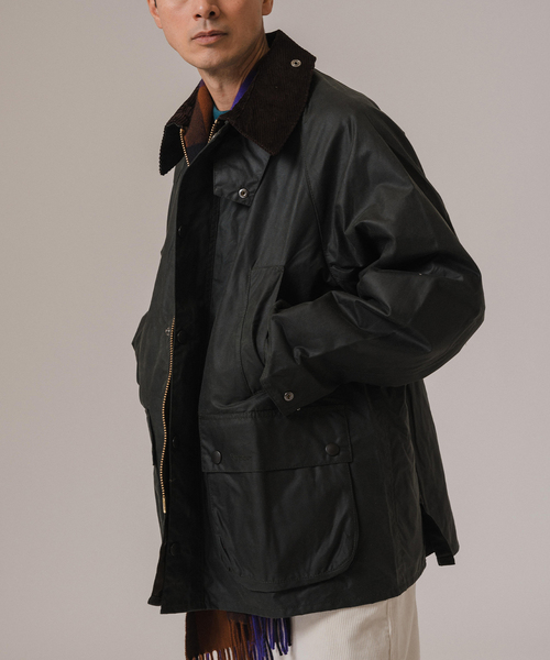 Barbour(バブアー)の「《再入荷》Barbour(バブアー) OS WAX BEDALE/ビデイル MWX1679(その他アウター・メンズ・カーキ/ブラック・40/38/36)」の2枚目の写真