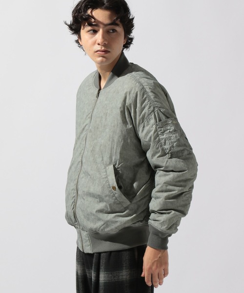 niko and...（ニコアンド）の「【NATOKii(ネイトゥーキー)】リバーシブルMA－1（MA-1・メンズ・グレー/ピンク・MEDIUM/LARGE）」の11枚目の写真