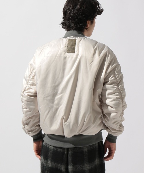 niko and...（ニコアンド）の「【NATOKii(ネイトゥーキー)】リバーシブルMA－1（MA-1・メンズ・グレー/ピンク・MEDIUM/LARGE）」の15枚目の写真