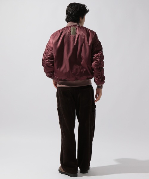 niko and...（ニコアンド）の「【NATOKii(ネイトゥーキー)】リバーシブルMA－1（MA-1・メンズ・グレー/ピンク・MEDIUM/LARGE）」の21枚目の写真