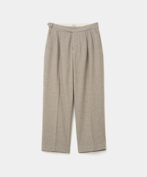 UNIFORM BRIDGE(ユニフォームブリッジ)の「wool gurkha slacks beige(スラックス・メンズ・その他・MEDIUM/LARGE/X-LARGE)」の1枚目の写真