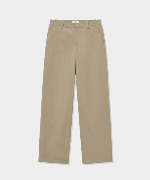 MONGDOL(モンドル)の「エッセンシャルストレートパンツベージュ MDPT051BEIGE(その他パンツ・レディース・その他・LARGE/MEDIUM/SMALL)」の6枚目の写真