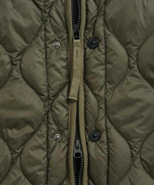 TAION（タイオン）の「TAION MILITARY M65 LINER W-ZIP DOWN JKT (SOFT SHELL) (TAION-M65LSZBML-1)（ダウンジャケット/コート・メンズ・ブラック/オリーブ・SMALL/MEDIUM/LARGE/X-LARGE）」の15枚目の写真