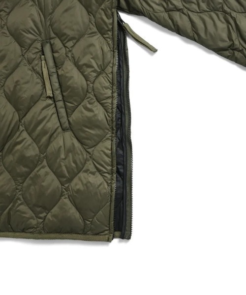TAION（タイオン）の「TAION MILITARY M65 LINER W-ZIP DOWN JKT (SOFT SHELL) (TAION-M65LSZBML-1)（ダウンジャケット/コート・メンズ・ブラック/オリーブ・SMALL/MEDIUM/LARGE/X-LARGE）」の18枚目の写真
