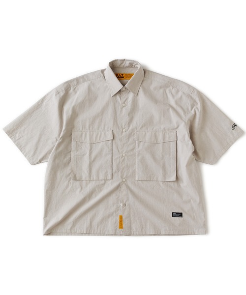 FAT(エフエイティー)の「CROPWEP(シャツ/ブラウス・メンズ・オフホワイト/ブラック・JUMBO(XXL)/FAT(XL)/SKINNY(L)/TITCH(M))」の2枚目の写真