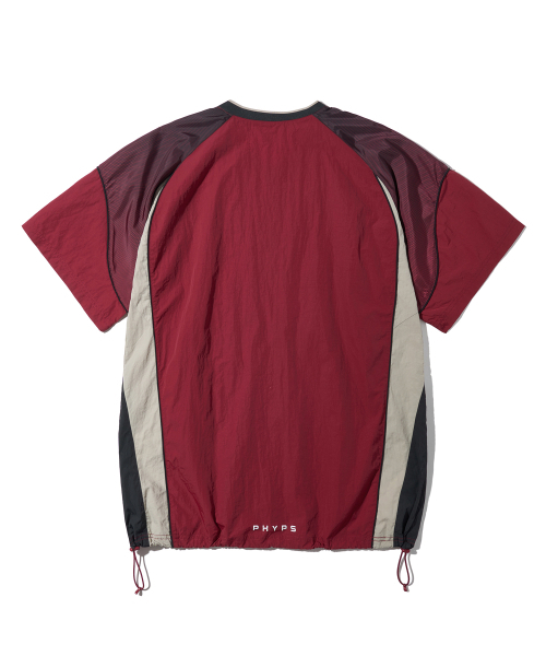 PHYPS MOTORCYCLE(フィップスモーターサイクル)の「スピードトラックナイロンTシャツ レッド(Tシャツ/カットソー・レディース・その他・SMALL/MEDIUM/LARGE/X-LARGE/XX-LARGE)」の3枚目の写真