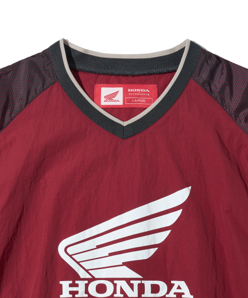 PHYPS MOTORCYCLE(フィップスモーターサイクル)の「スピードトラックナイロンTシャツ レッド(Tシャツ/カットソー・レディース・その他・SMALL/MEDIUM/LARGE/X-LARGE/XX-LARGE)」の4枚目の写真