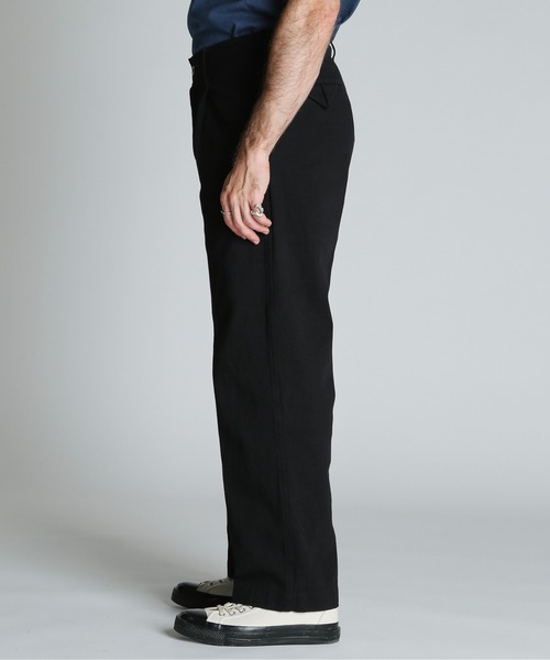 schott（ショット）の「Schott/ショット/KERSEY TROUSERS/カルゼ パンツ（スラックス・メンズ・ナチュラル/ブラック・30/32/34/36）」の3枚目の写真