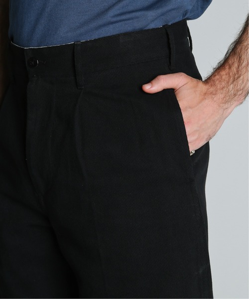schott（ショット）の「Schott/ショット/KERSEY TROUSERS/カルゼ パンツ（スラックス・メンズ・ナチュラル/ブラック・30/32/34/36）」の6枚目の写真