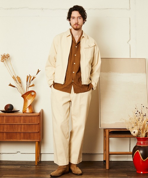 schott（ショット）の「Schott/ショット/KERSEY TROUSERS/カルゼ パンツ（スラックス・メンズ・ナチュラル/ブラック・30/32/34/36）」の18枚目の写真