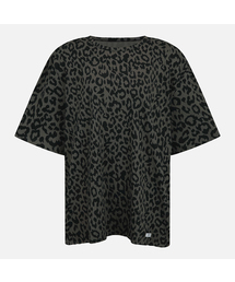 LANGER（ランガー）の「leopard holic padded boxy t-shirt (2Color)（Tシャツ/カットソー）」